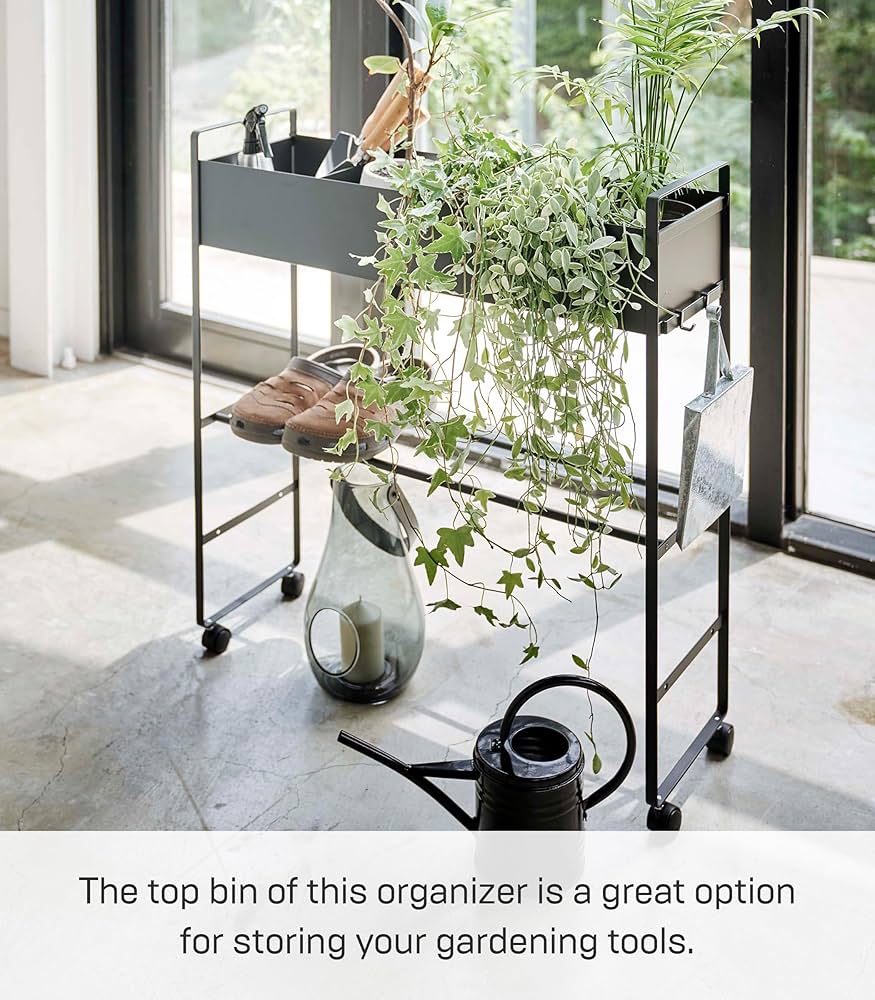 Amazon｜山崎実業(Yamazaki) キャスター付き 玄関収納 ラック